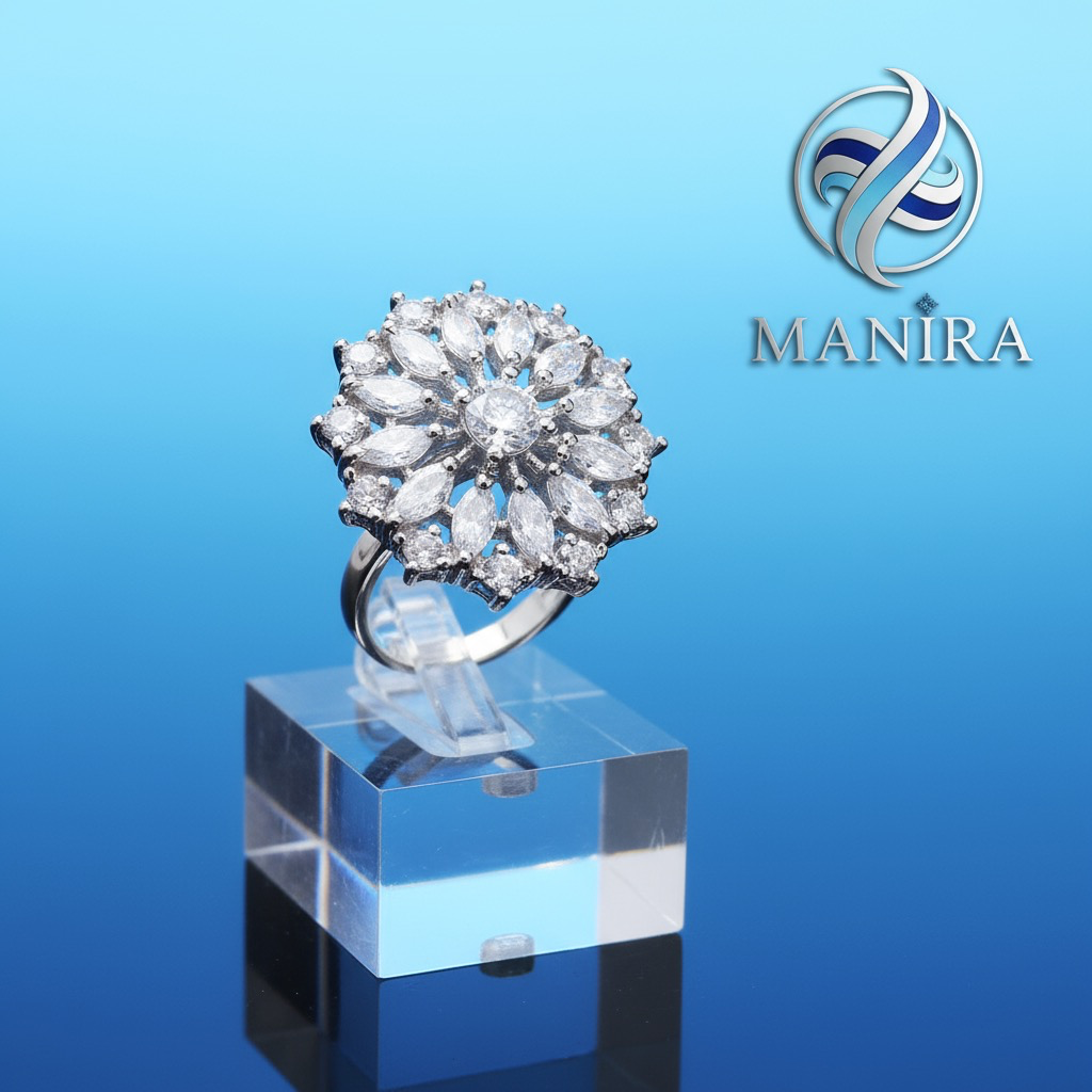 Regal Marquise Halo Ring